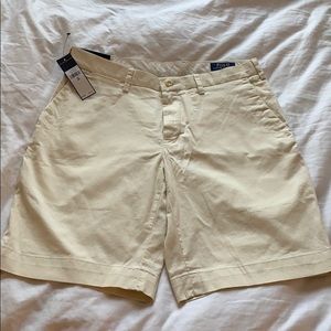 Polo Ralph Lauren cream shorts